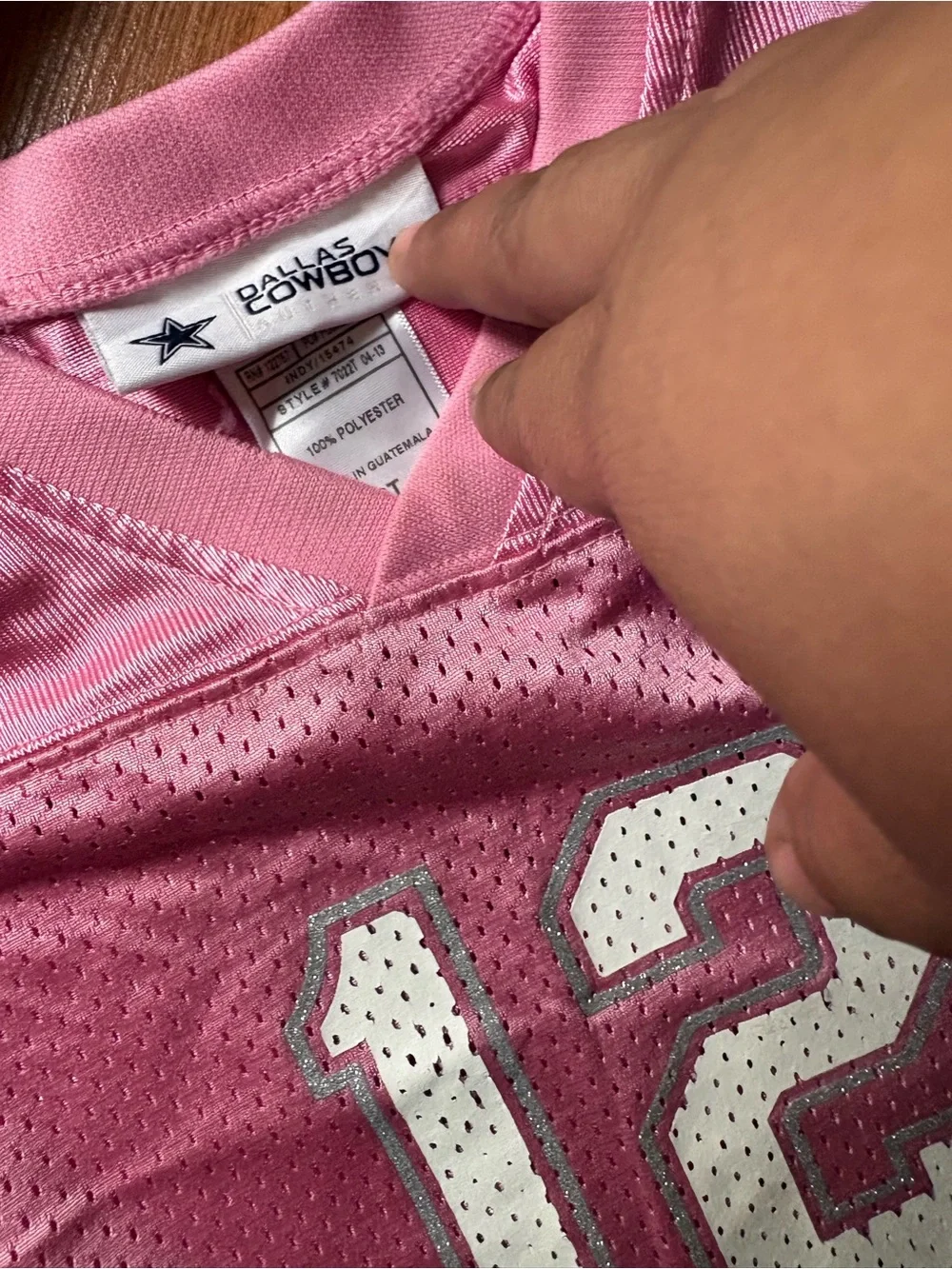 NFL pink mesh